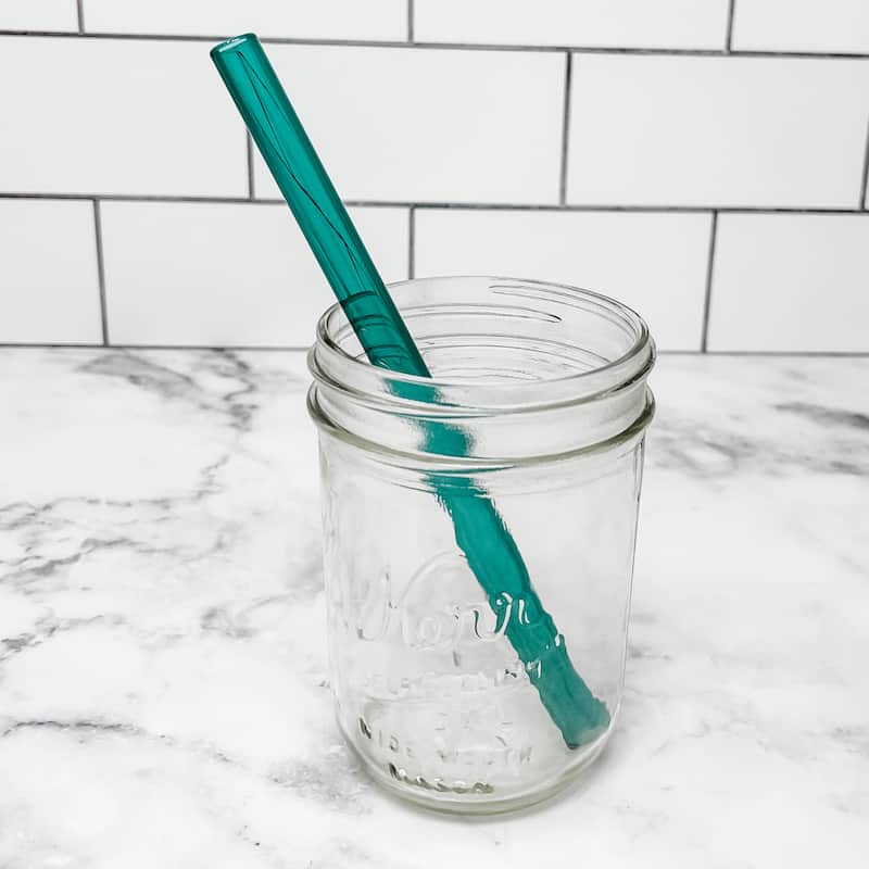 Opaque Smoothie Glass Straws