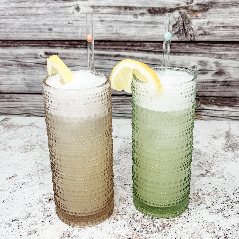 Designer Skinny Glass Straws