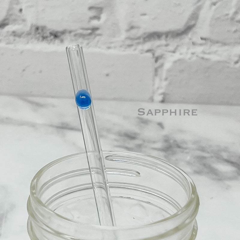 Designer Skinny Glass Straws