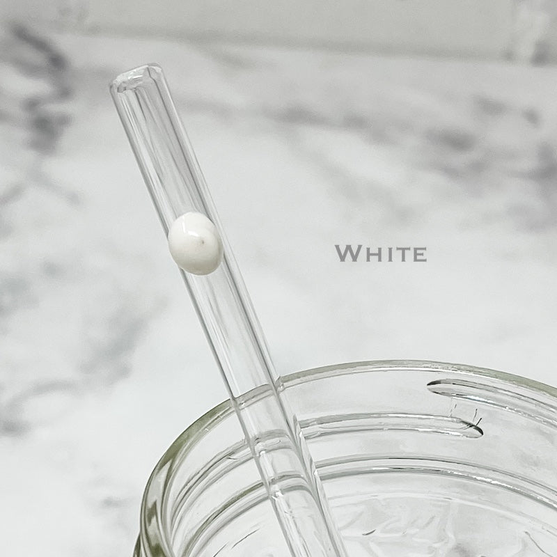 Designer Skinny Glass Straws