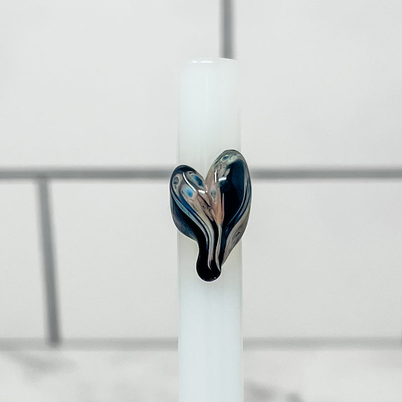 Pure Heart Glass Straws