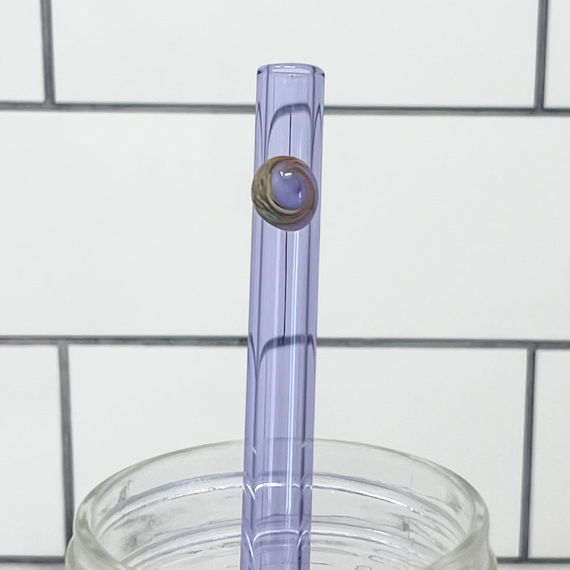 Smoothie Swirl Glass Straws