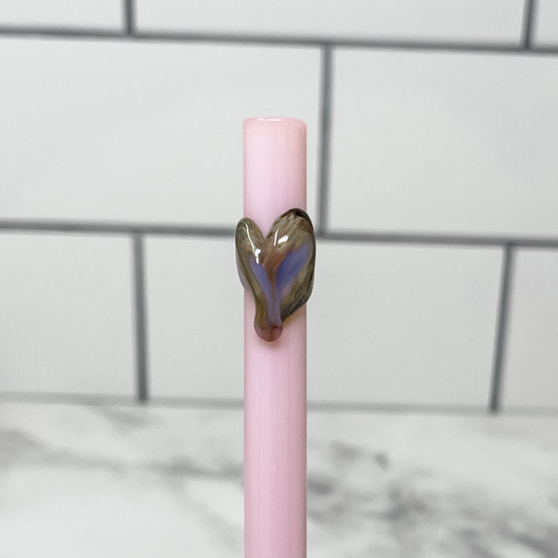 Pure Heart Glass Straws