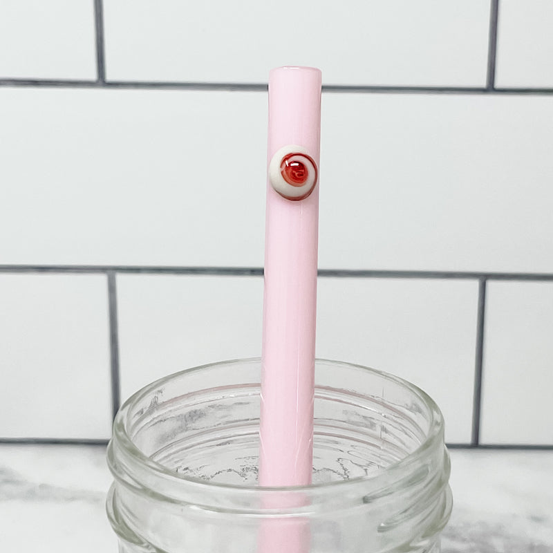 Smoothie Swirl Glass Straws
