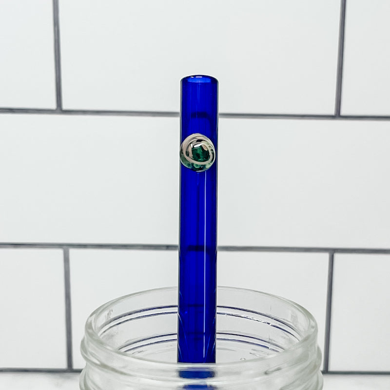 Smoothie Swirl Glass Straws