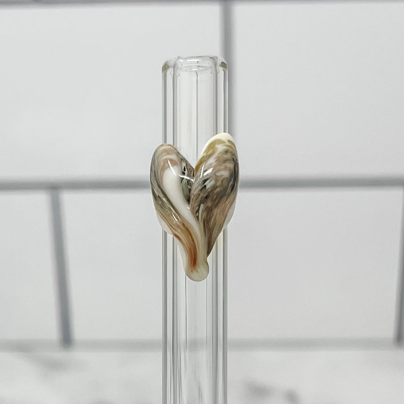 Pure Heart Glass Straws