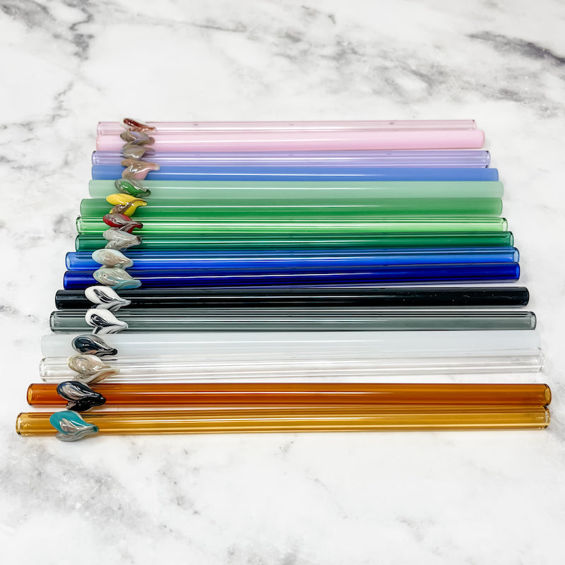 Pure Heart Glass Straws