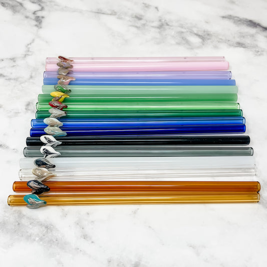 Pure Heart Glass Straws