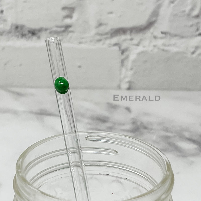 Designer Skinny Glass Straws