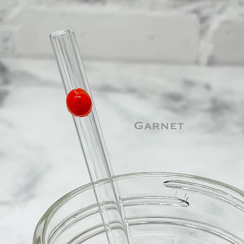 Designer Skinny Glass Straws