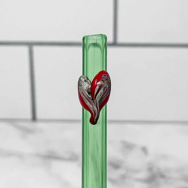 Owala-Compatible 40 oz Travel Tumbler Glass Straws