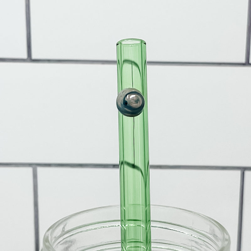 Smoothie Swirl Glass Straws