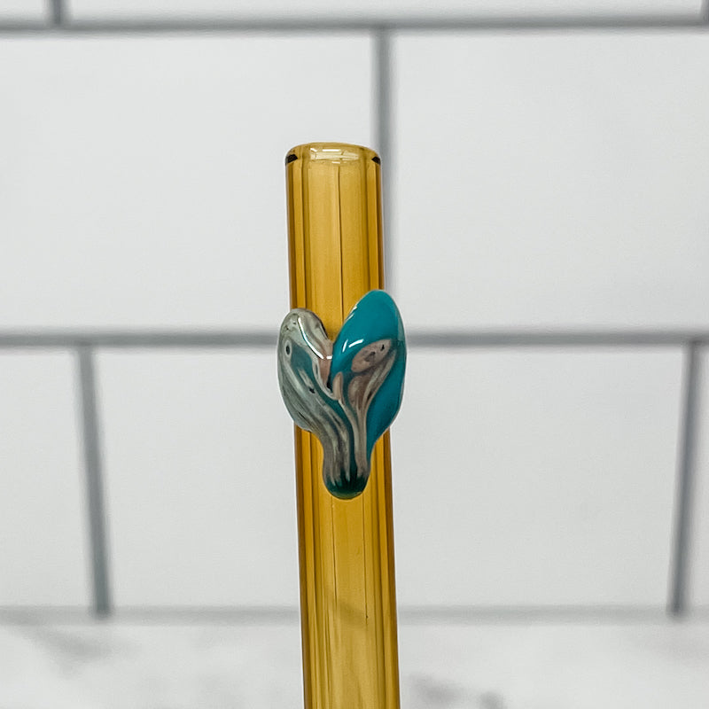 Owala-Compatible 40 oz Travel Tumbler Glass Straws