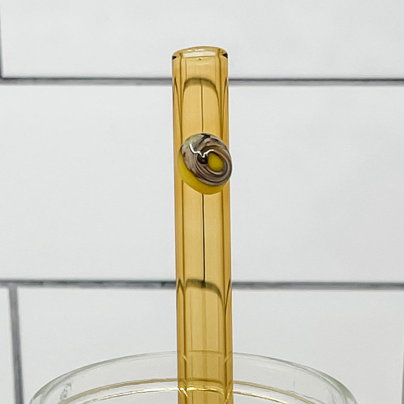 Smoothie Swirl Glass Straws