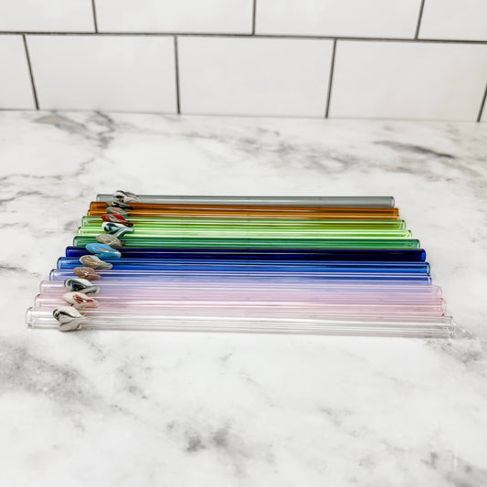 Pure Heart Glass Straws