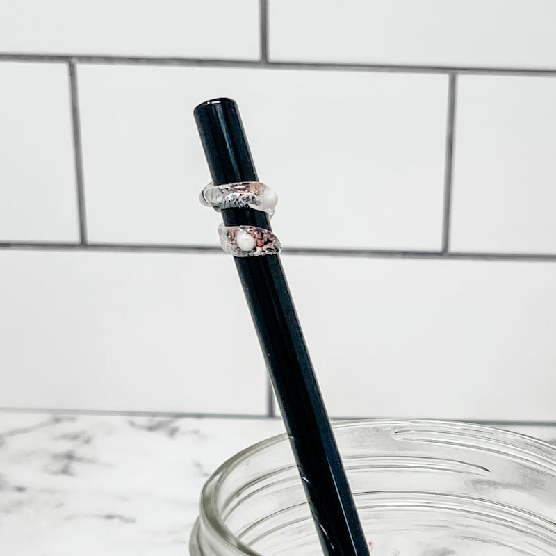 Owala-Compatible 40 oz Travel Tumbler Glass Straws