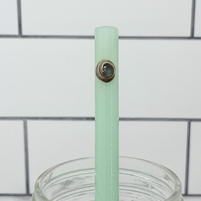 Smoothie Swirl Glass Straws