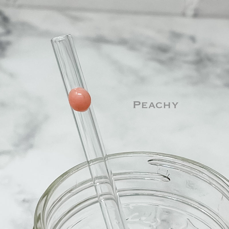Designer Skinny Glass Straws