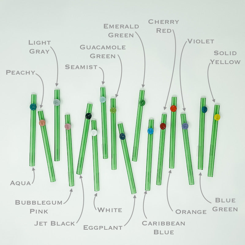 Personalized Going Green Glass Straw