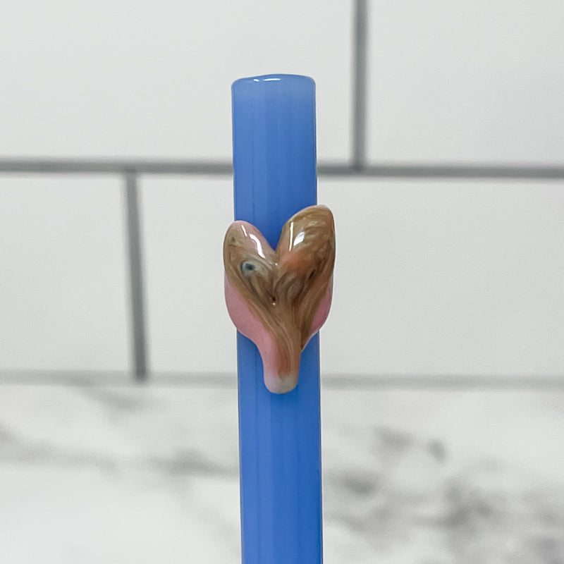 Pure Heart Glass Straws