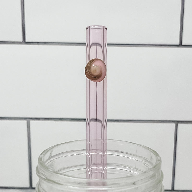 Smoothie Swirl Glass Straws