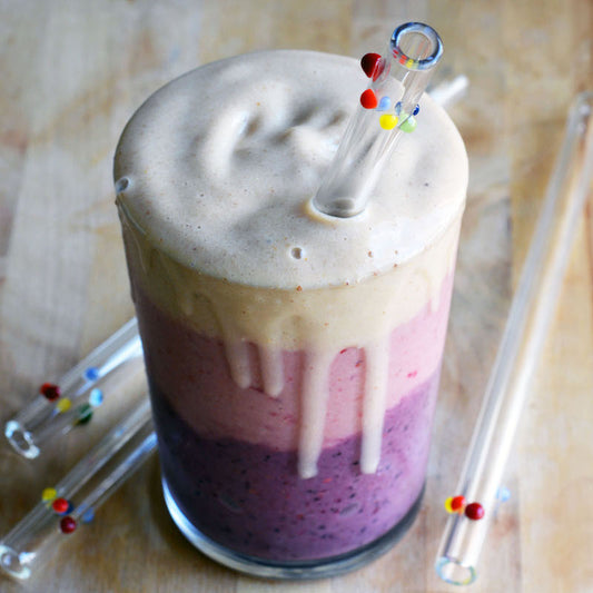 The Rainbow Glass Straw