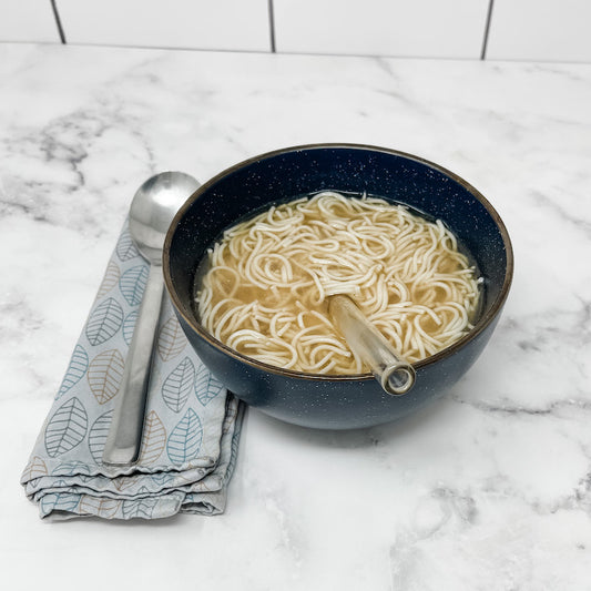 Soup Glass Straw