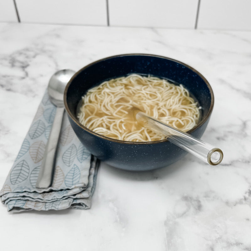 Soup Glass Straw