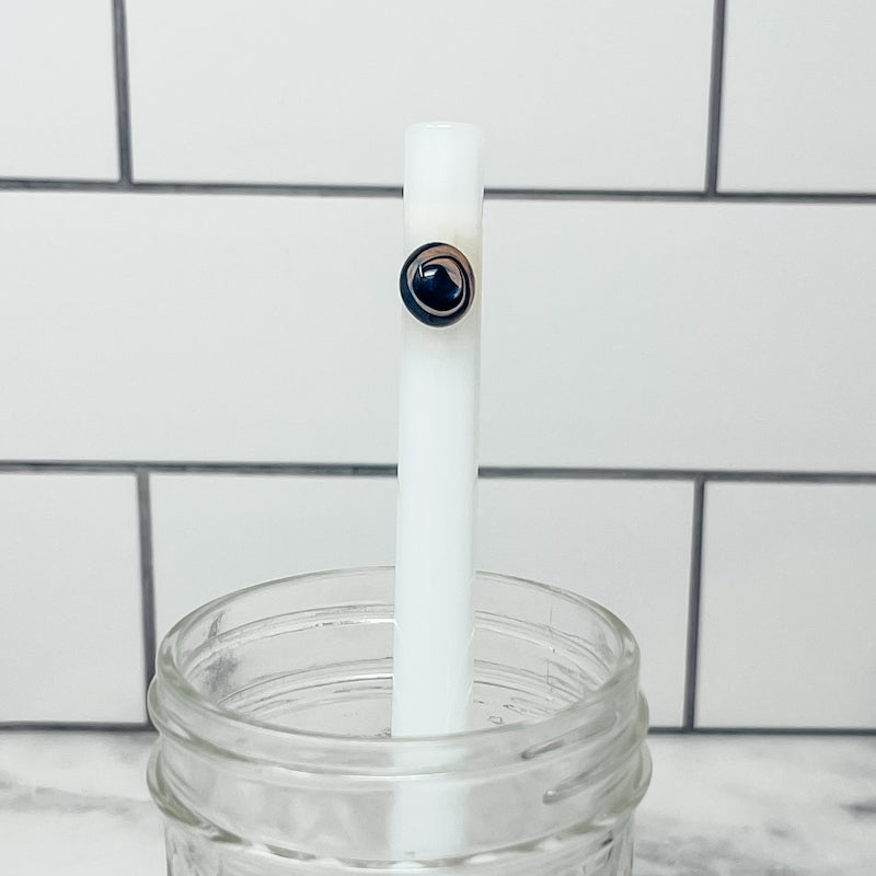 Smoothie Swirl Glass Straws