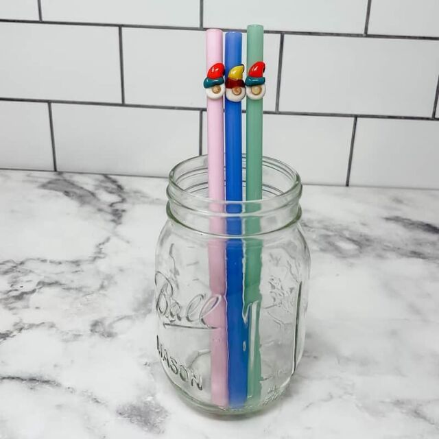 25 Pieces Reusable Plastic Straws. BPA-Free, 9 Inch Long Drinking  Transparent Straws Fit for Mason Jar, Yeti Tumbler, Cleaning Brush Included  